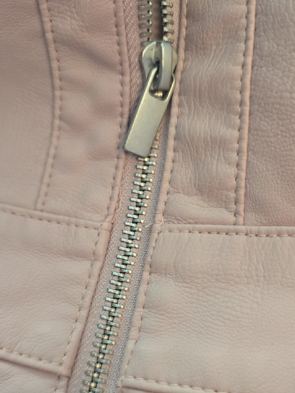 Baccini Blush Pink Bomber Jacket 2x  Ensemble With Beautiful Blush Pink Handbag - Picture 13 of 14